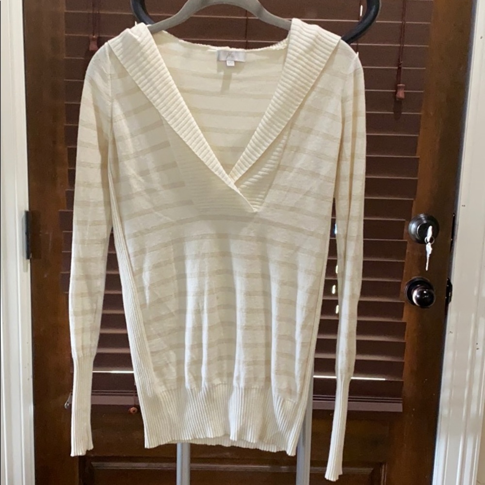 Cream sweater